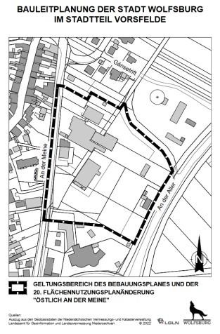 Bebauungsplan Östlich an der Meine im Ortsteil Vorsfelde