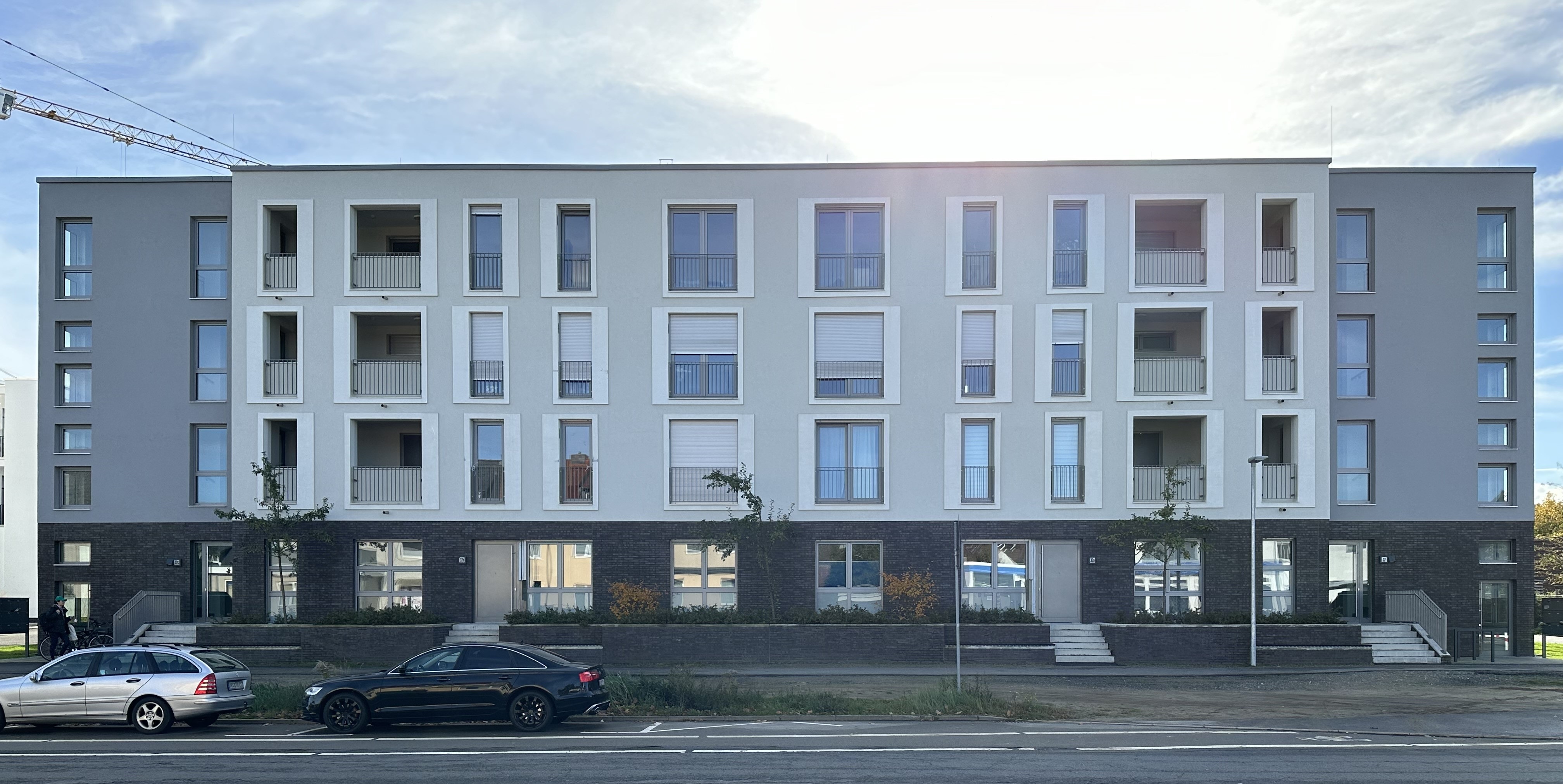 Building site A1 - front view