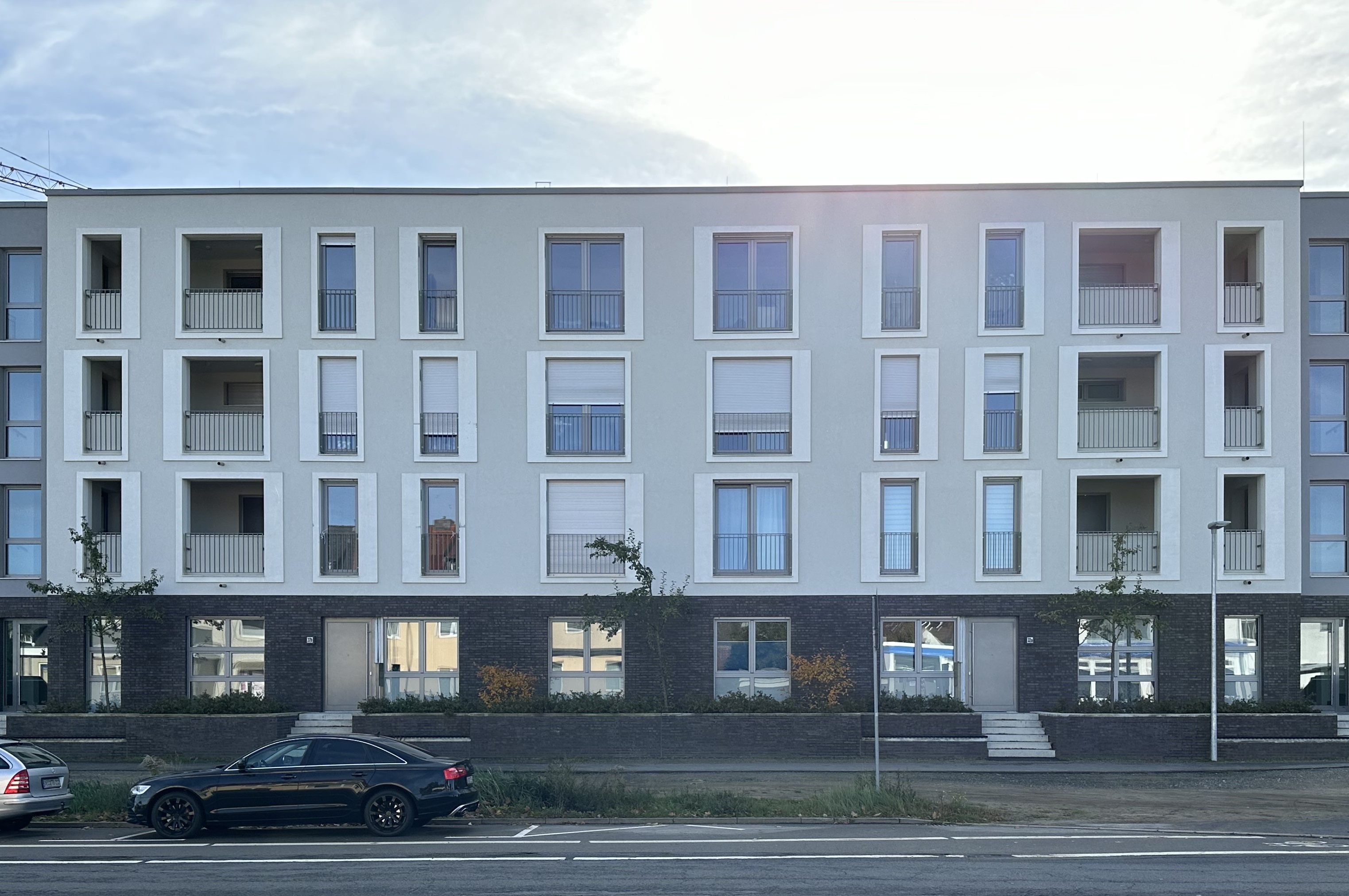 Building site A1 - front view