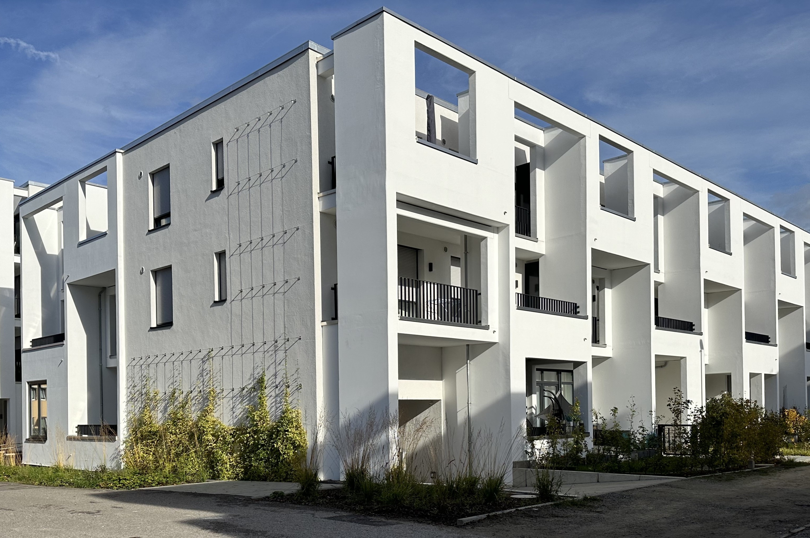 Building site B1 - rear view