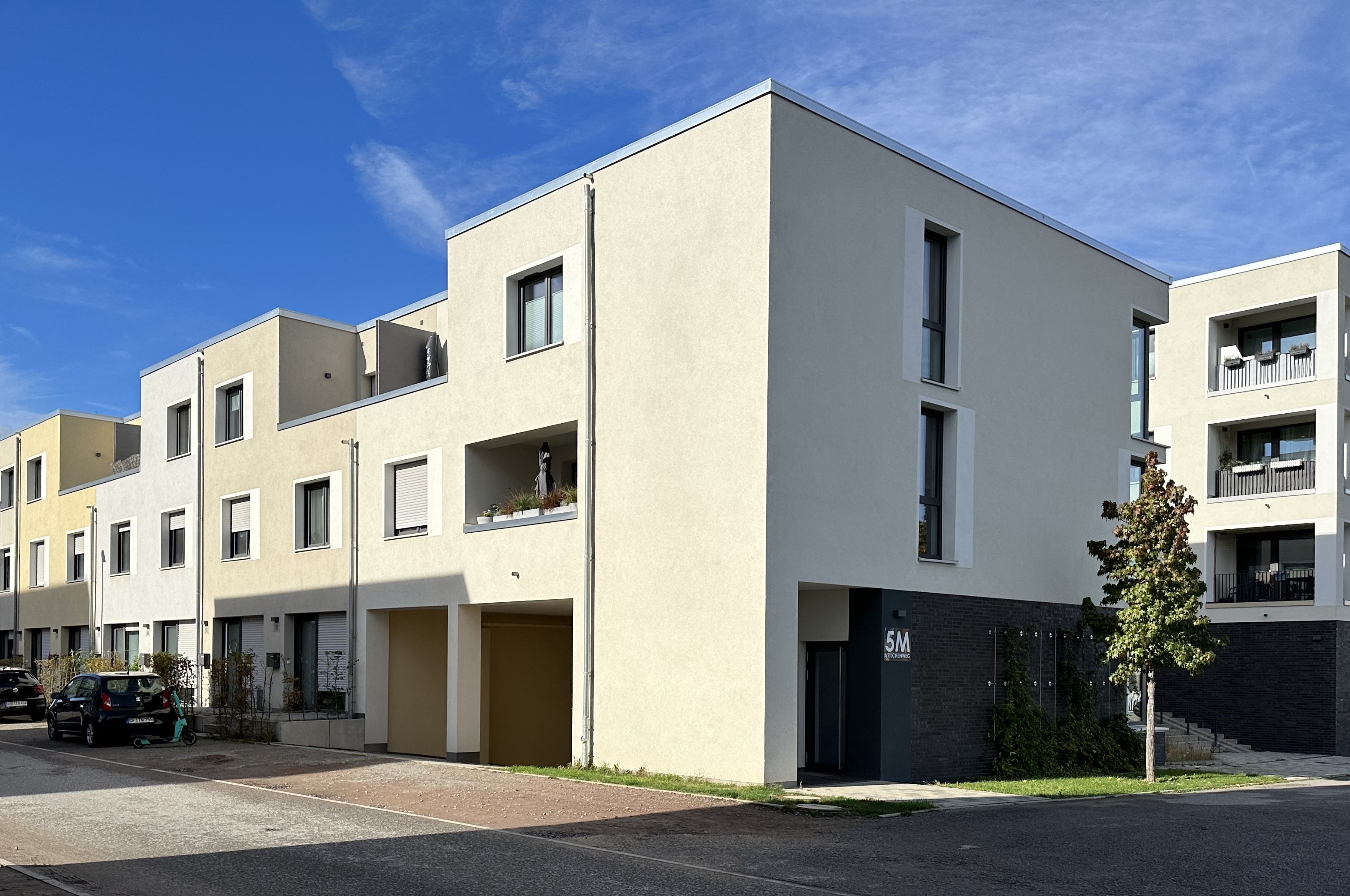 Building site C1 - rear view