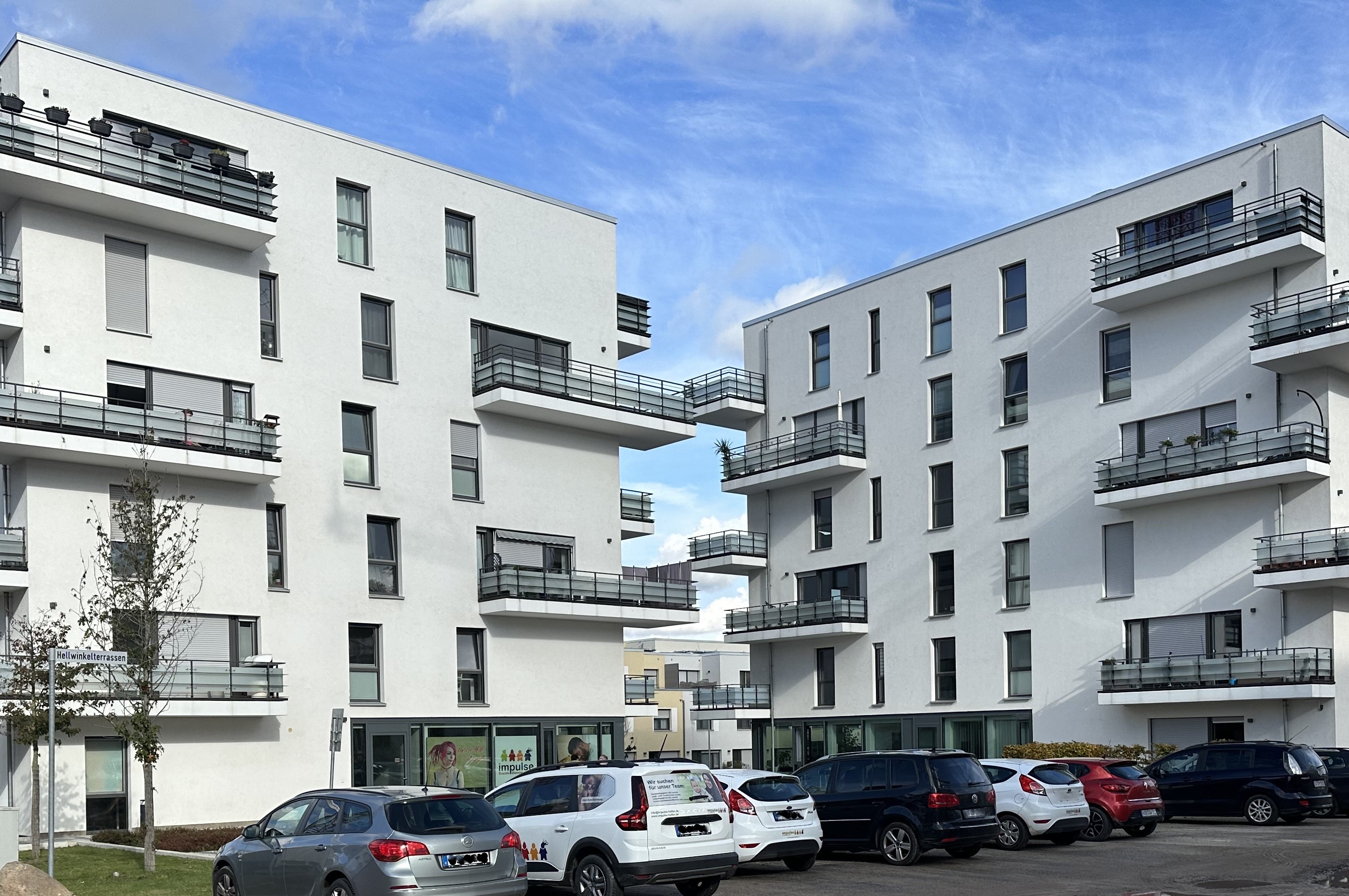 Building site F1 - rear view