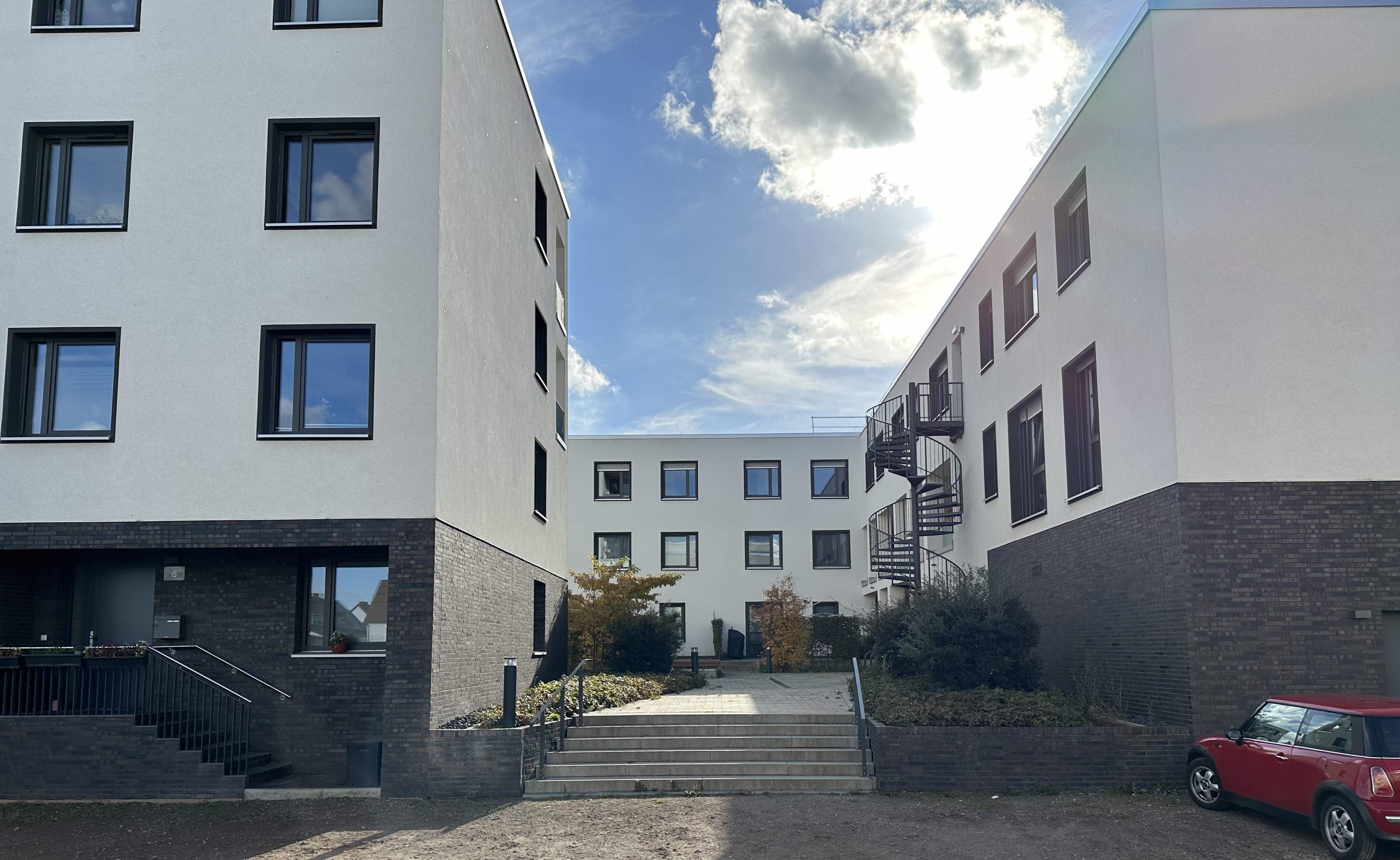 Building site G1 - inner courtyard