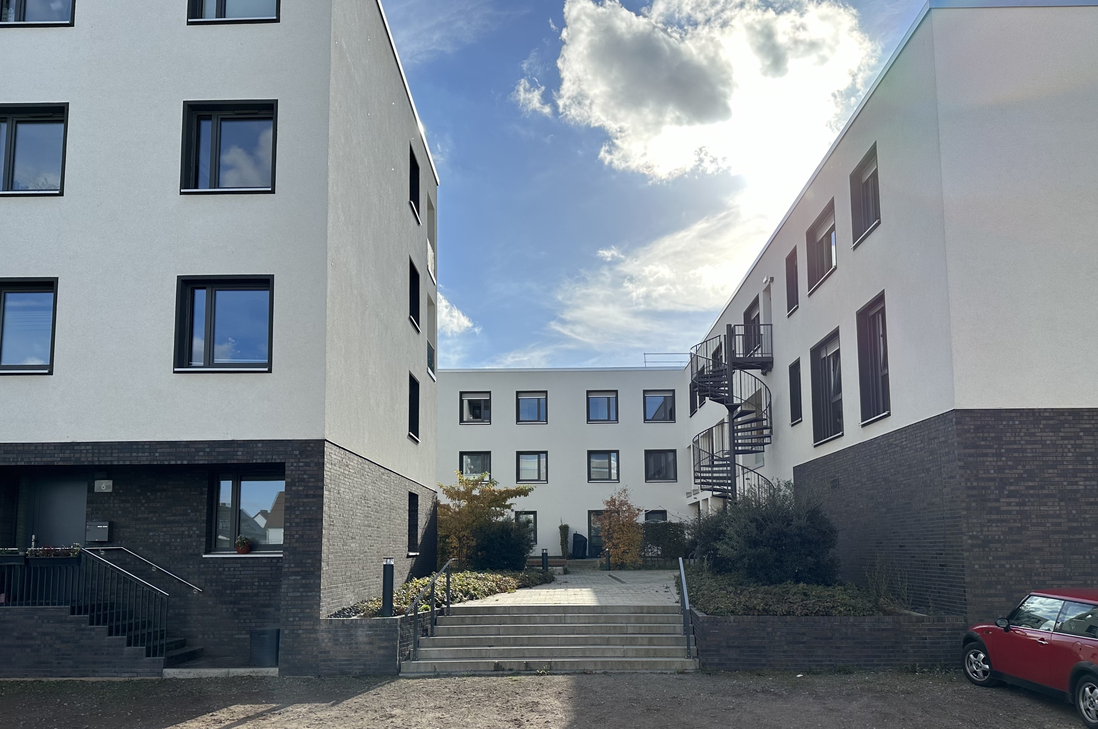 Building site G1 - inner courtyard