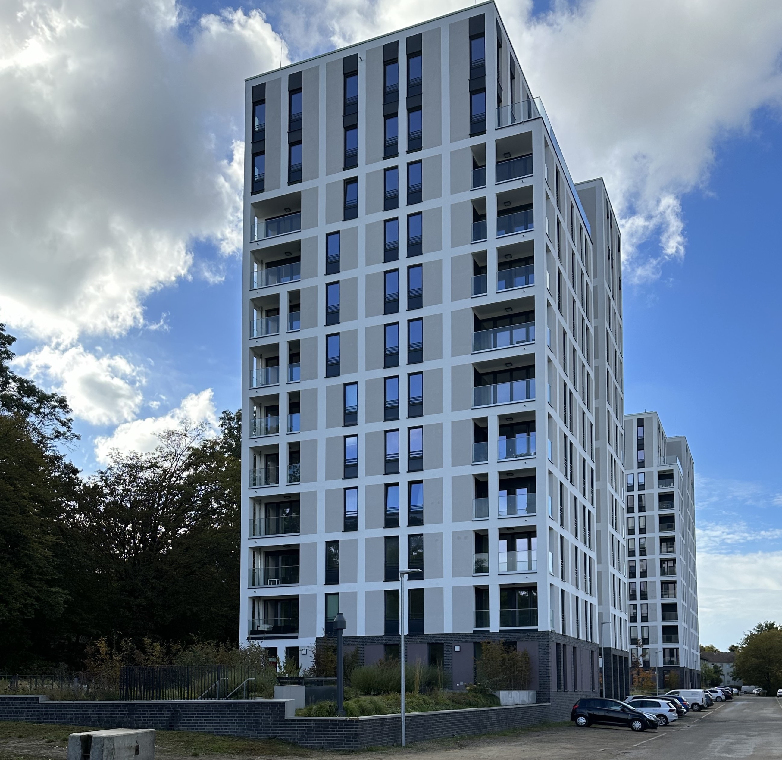 Building site L1 - rear view