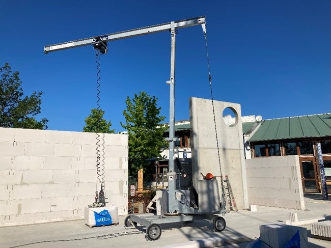 The first walls are up - 03.06.2022