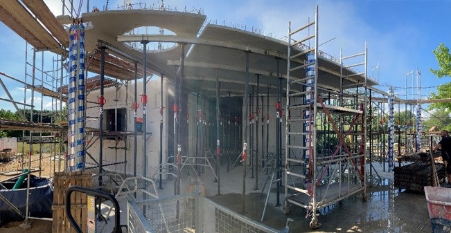 The ceiling elements are mounted - 04.07.2022