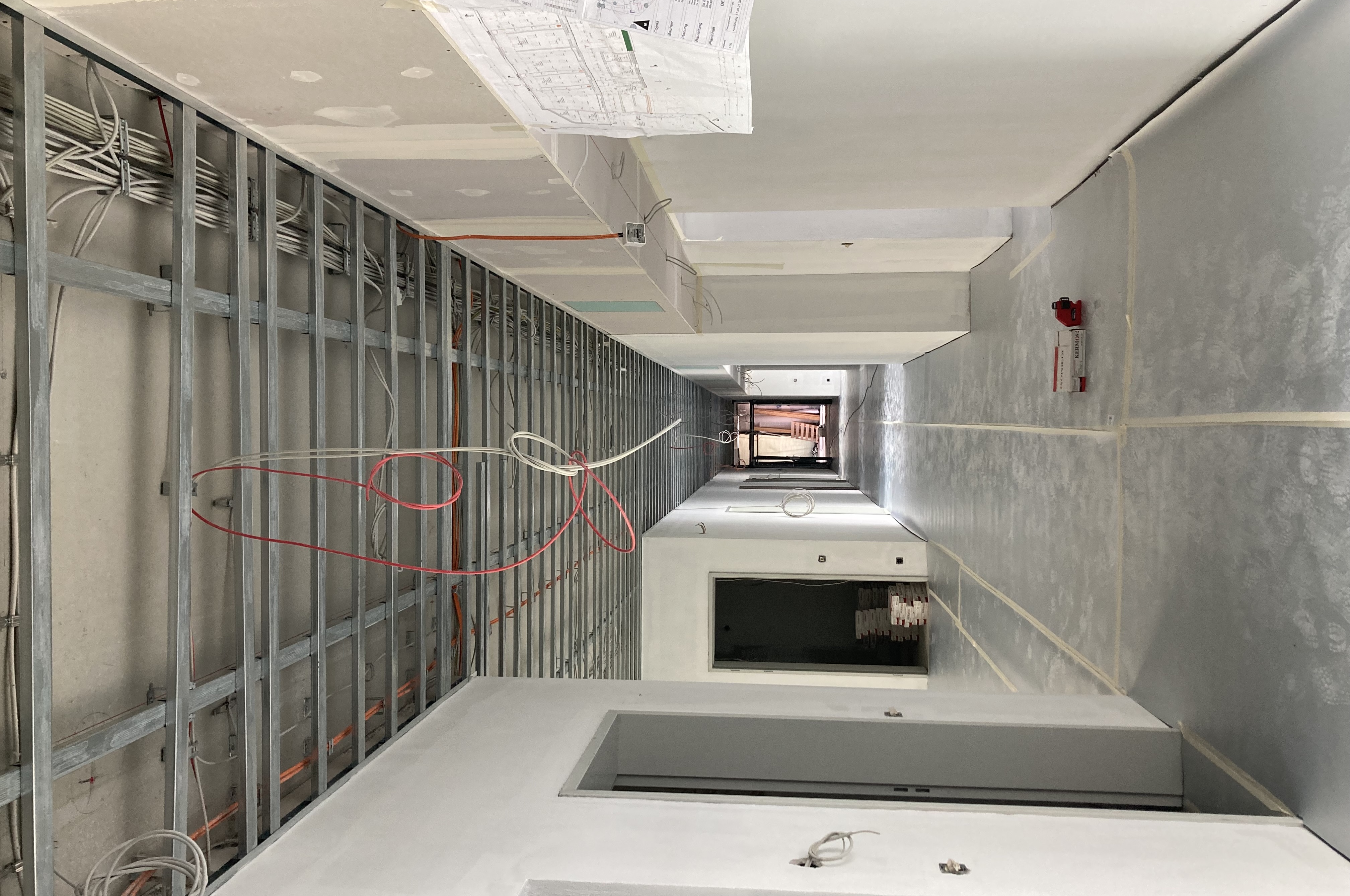 Flur in der neuen Käferschule