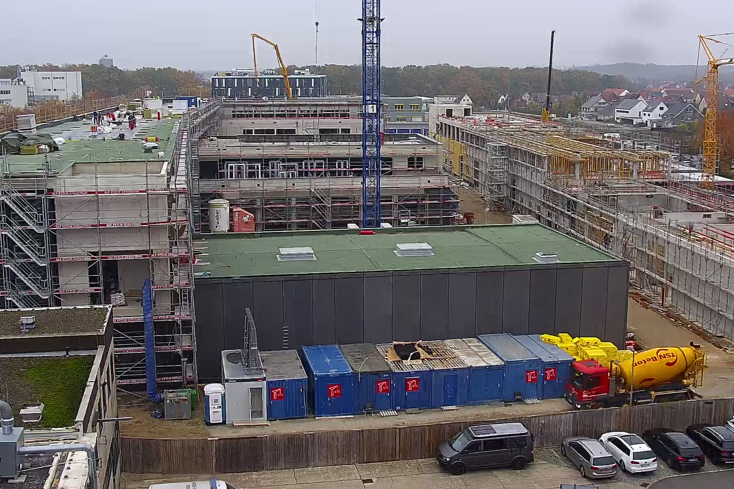 Aufnahme der Baustellenkamera vom 06. November 2024