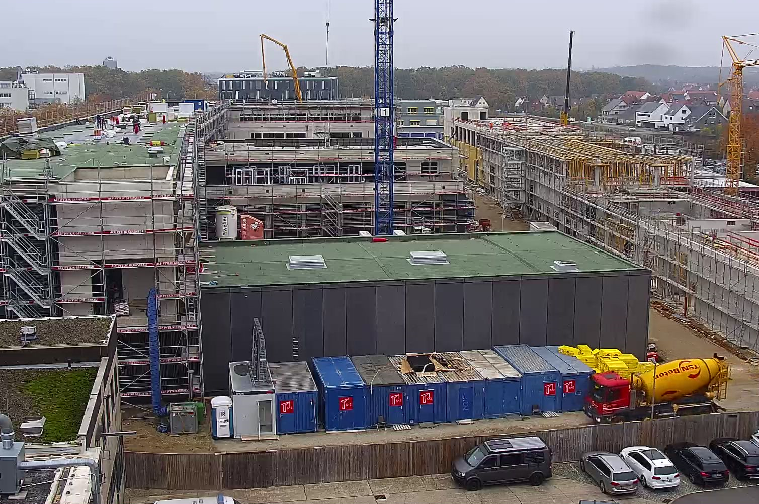 Aufnahme der Baustellenkamera vom 06. November 2024