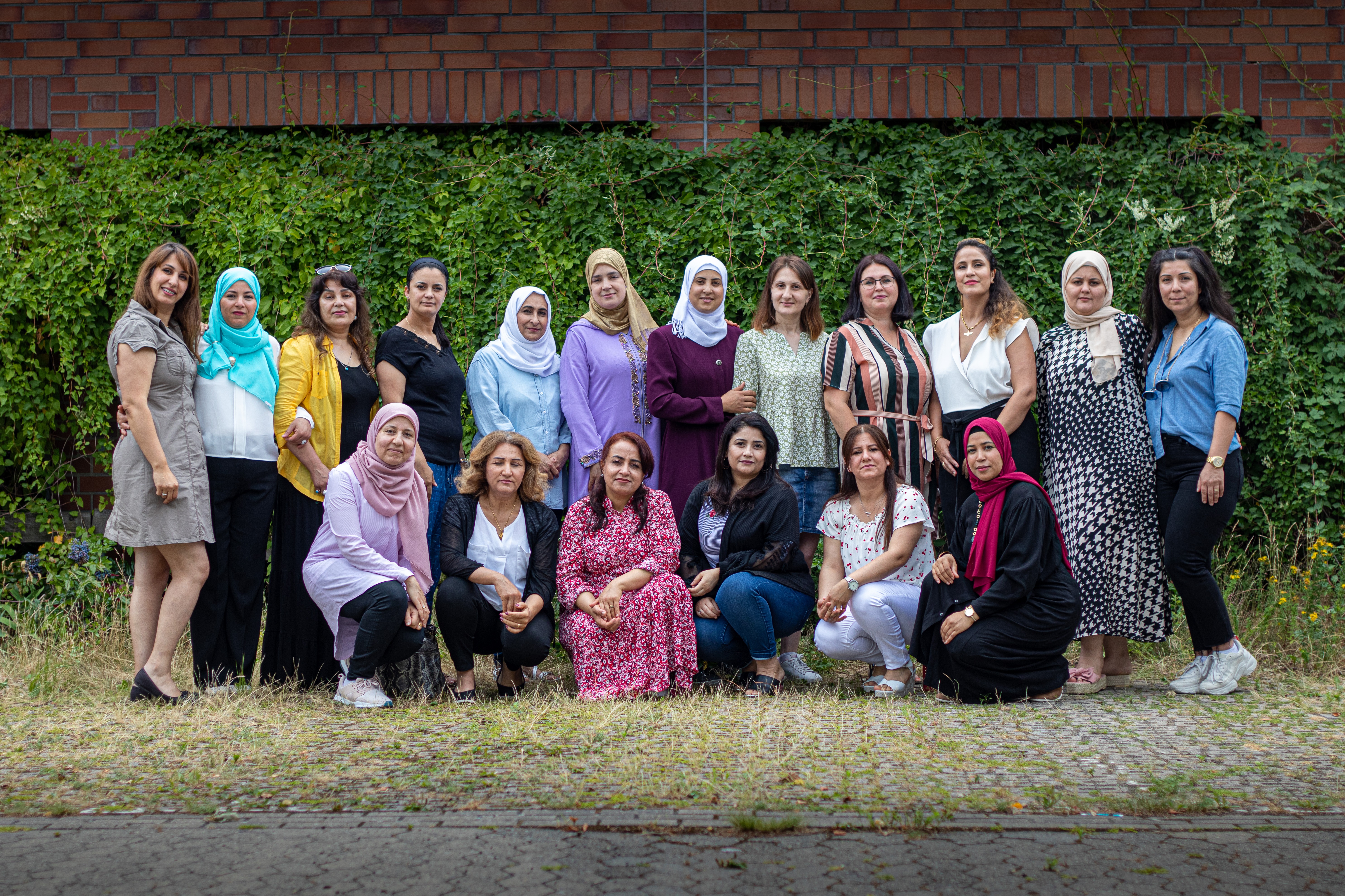 Group photo of the district mothers