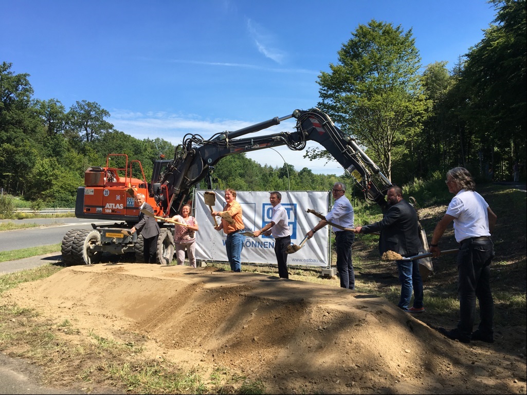 Spatenstich Brückenbau 
