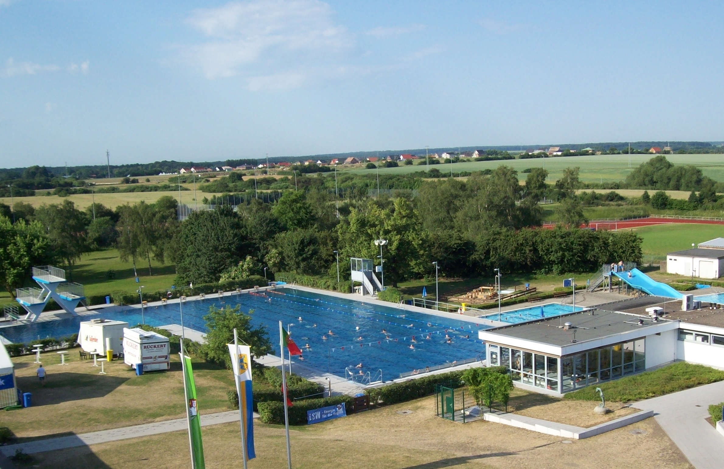 The outdoor pool Fallersleben