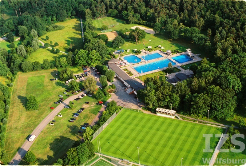 Luftaufnahme des VW-Bades