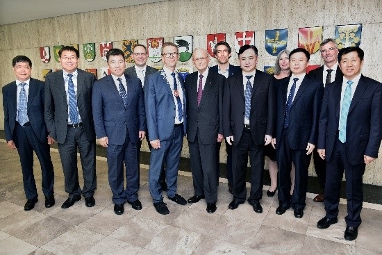 Reception of the delegation from Changchun in Wolfsburg City Hall
