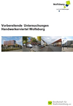 Titelblatt Ergebnisbericht Handwerkerviertel