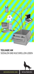 Titelblatt der Broschüre Teilhabe am sozialen und kulturellen Leben