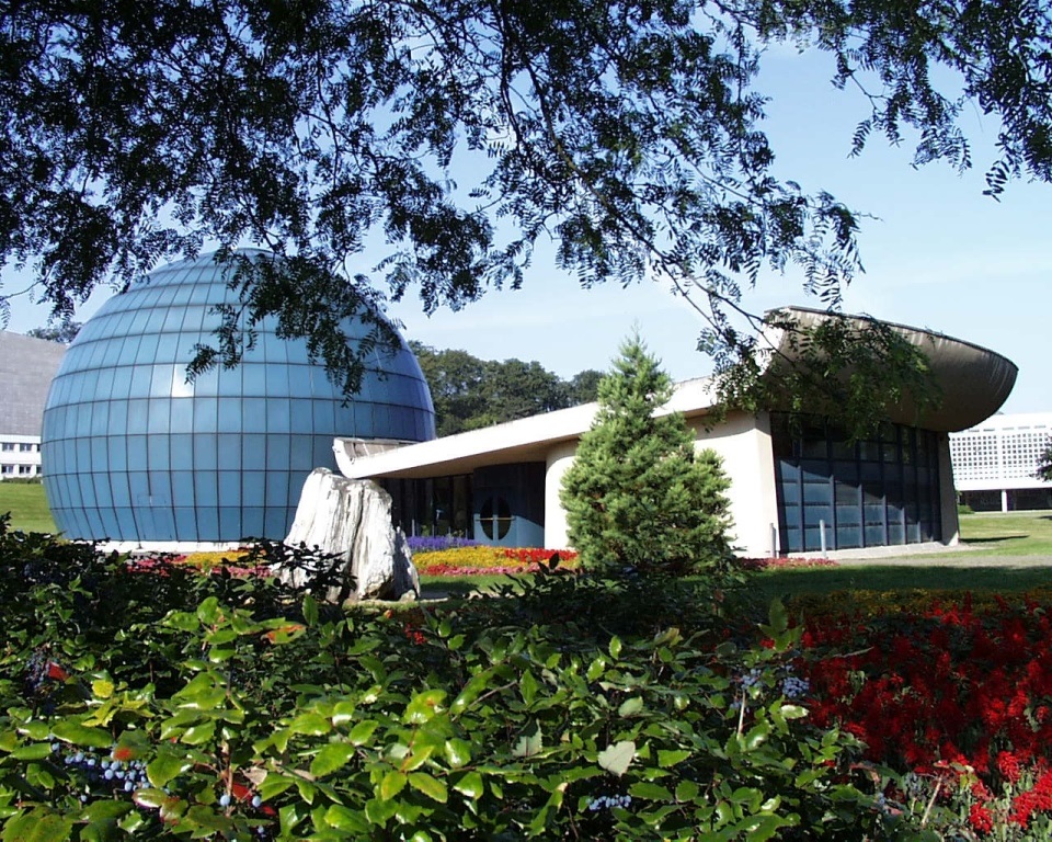 Exterior view of the planetarium
