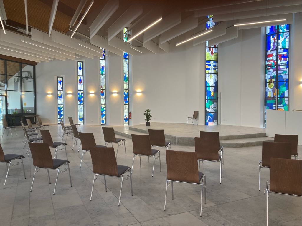 The main room in the KulturHaus Westhagen