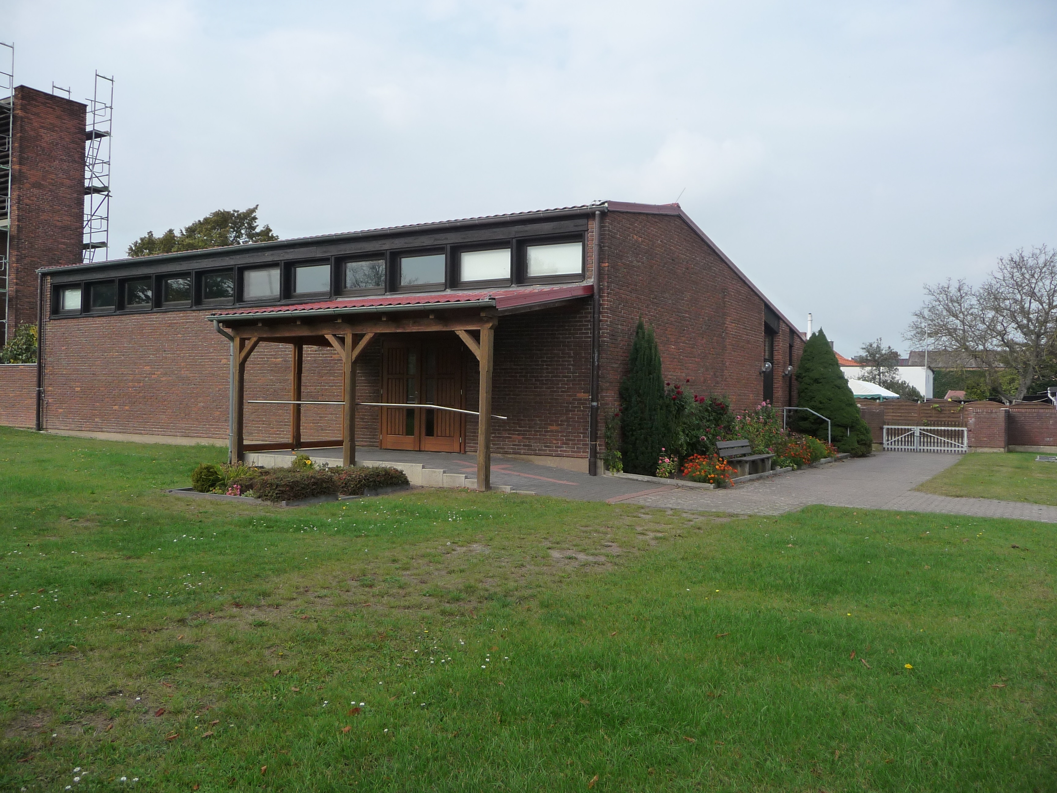 Die Friedhofskapelle in Velstove