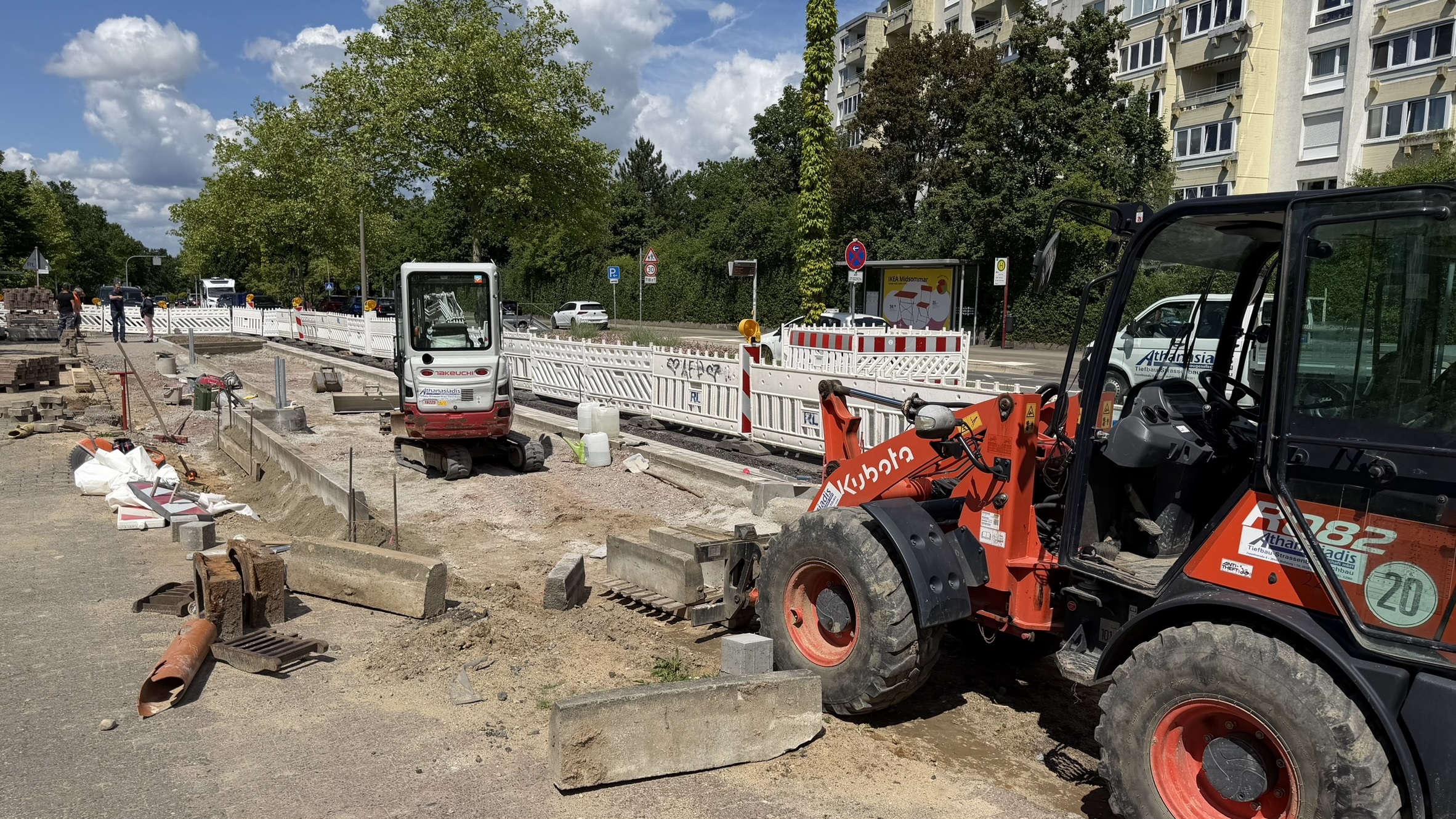 Herstellung der neuen mobiSTATION-Fläche