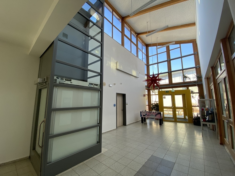 Interior view of the Beetle School