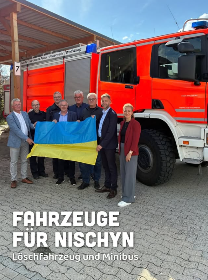 Fahrzeugspende für Nischyn