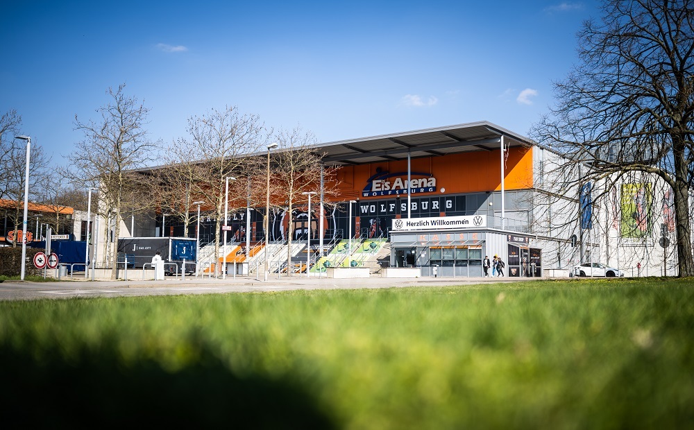 Außenansicht der EisArena