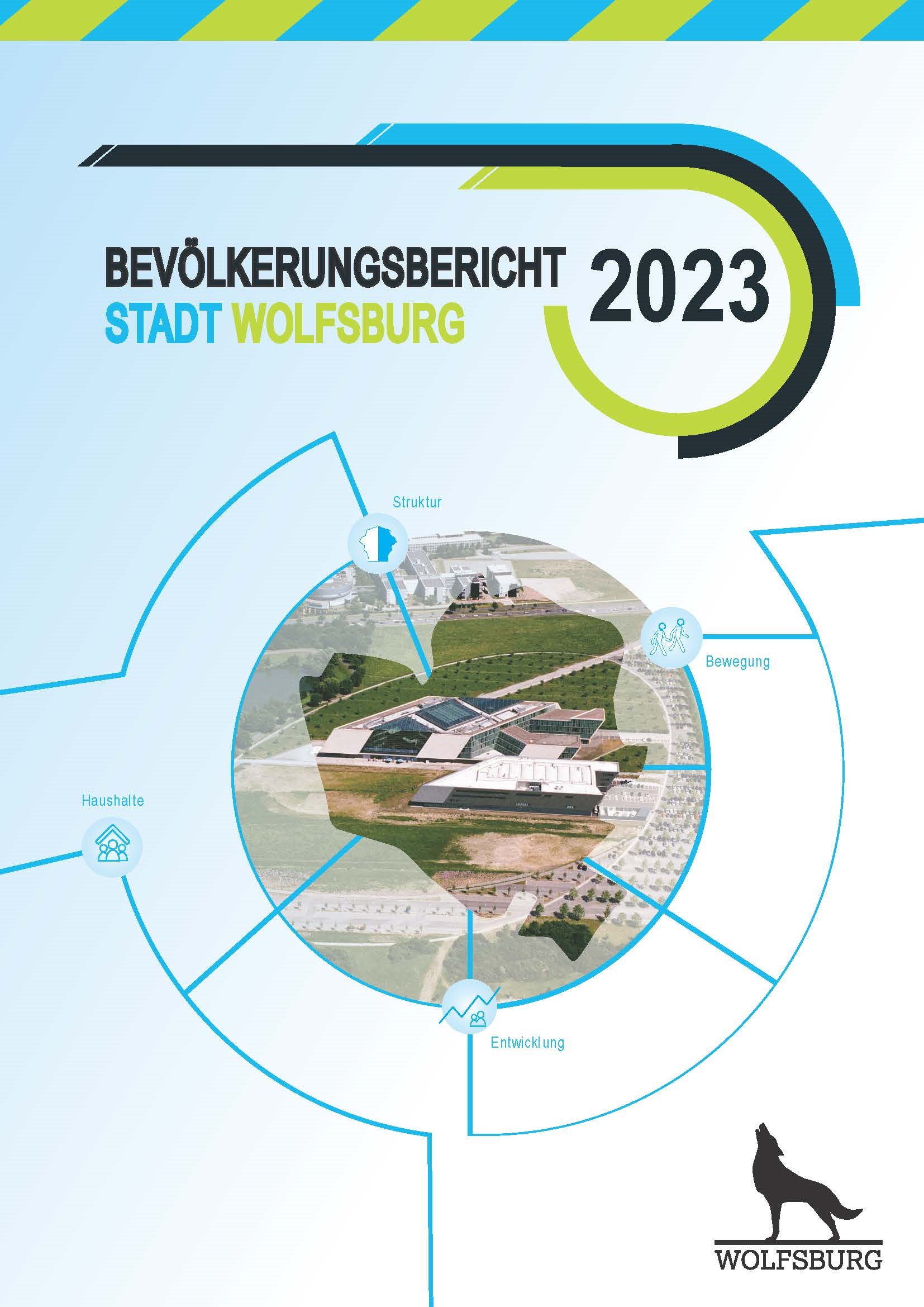 Titelseite des Bevölkerungsberichts 2023