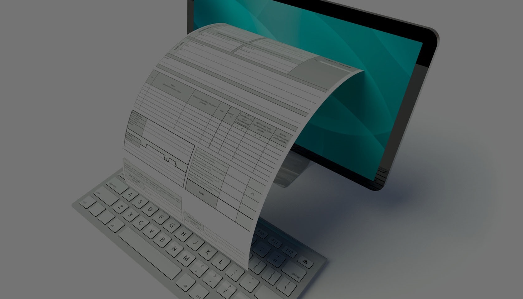 Ein Formular vor einem Desktop Foto: Leszek Glasner - Fotolia.com