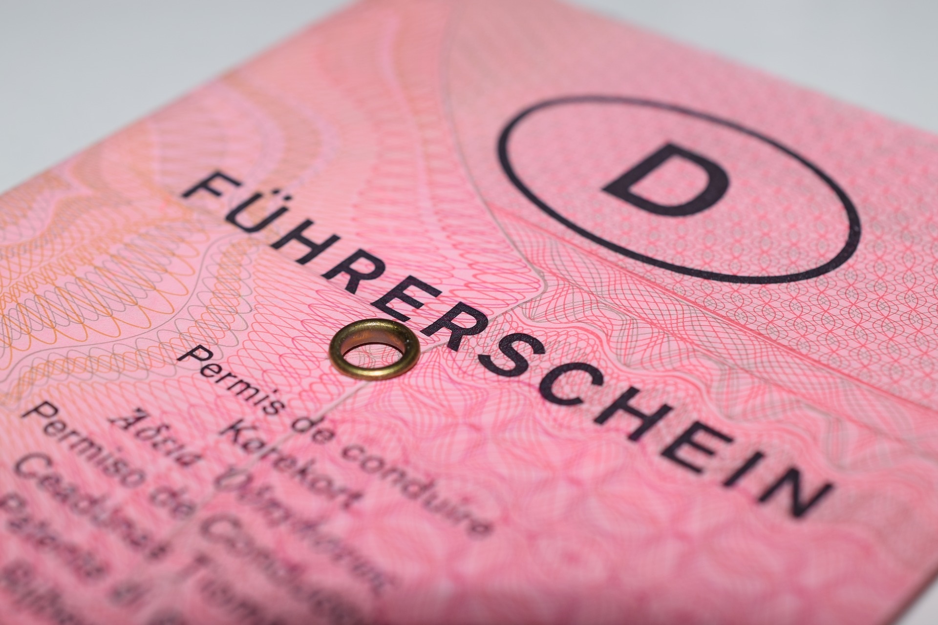 Ein Führerschein; Foto: pixabay.com