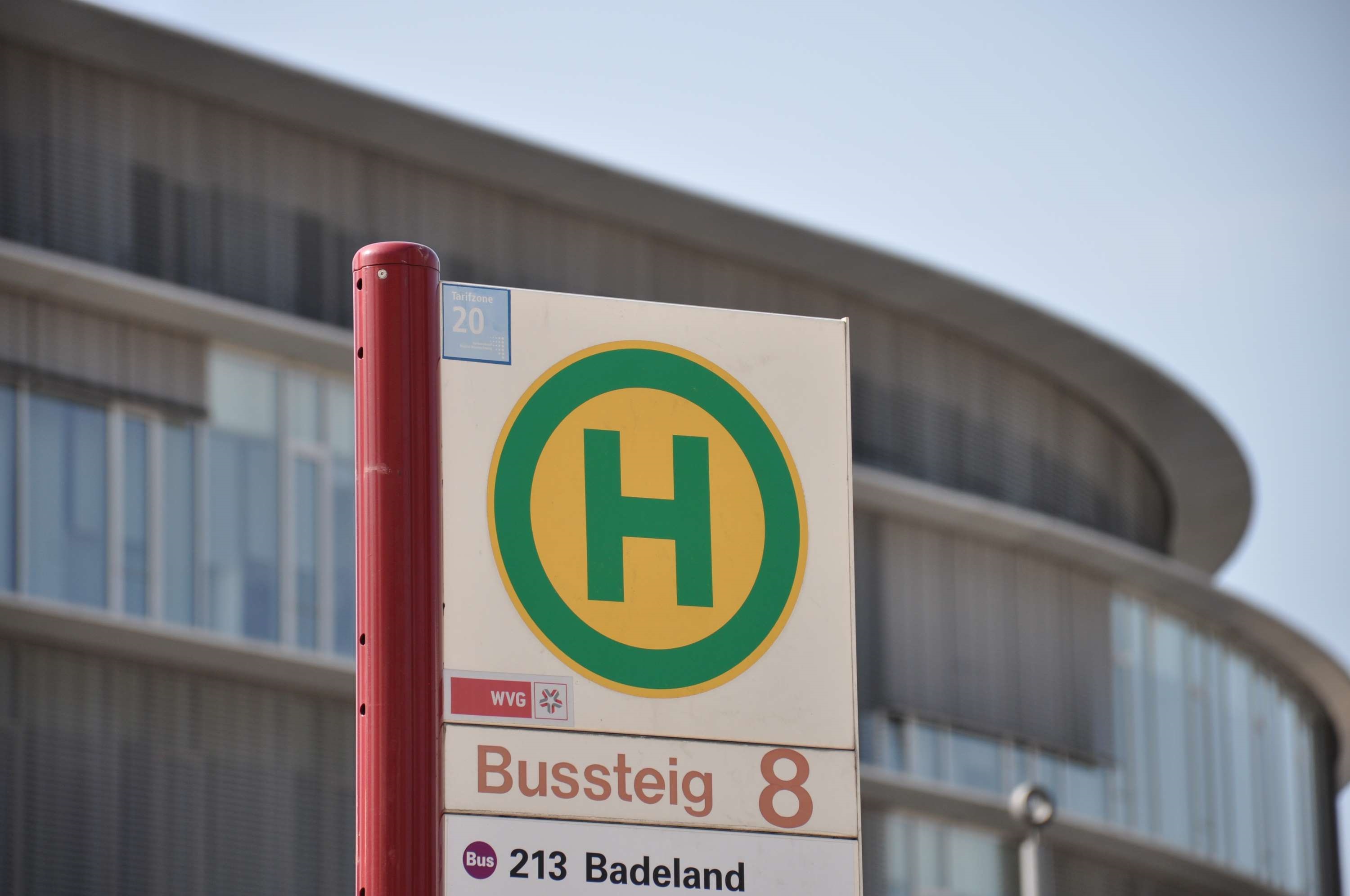 Bushaltestelle in Wolfsburg