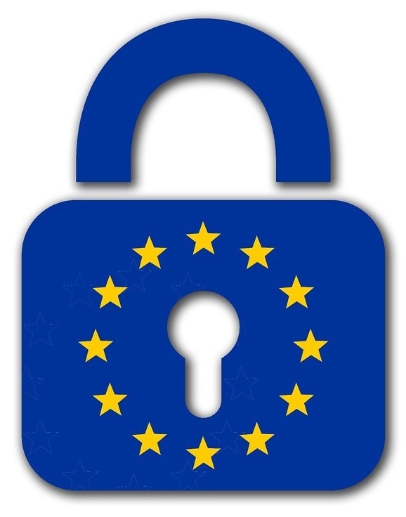 Datenschutz - blaues Schloss mit Sternen; Grafik: pixabay.com
