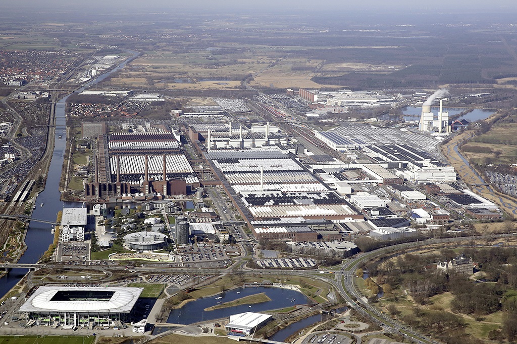 Luftbild VW Werk