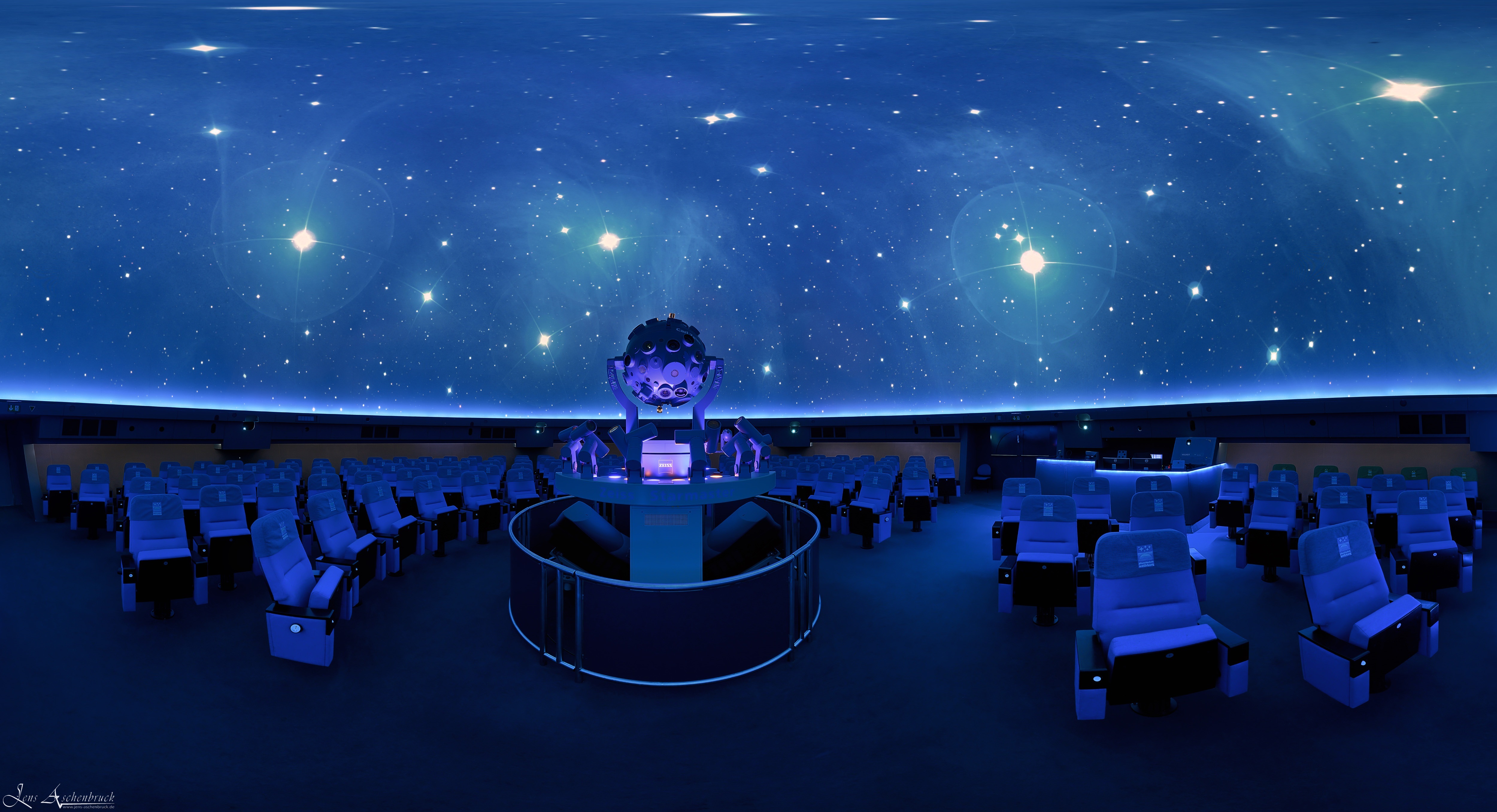 Innenansicht des Planetariums