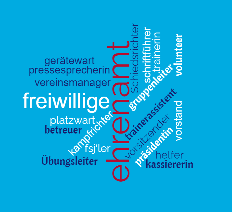 Grafik zum Thema Ehrenamt im Sport