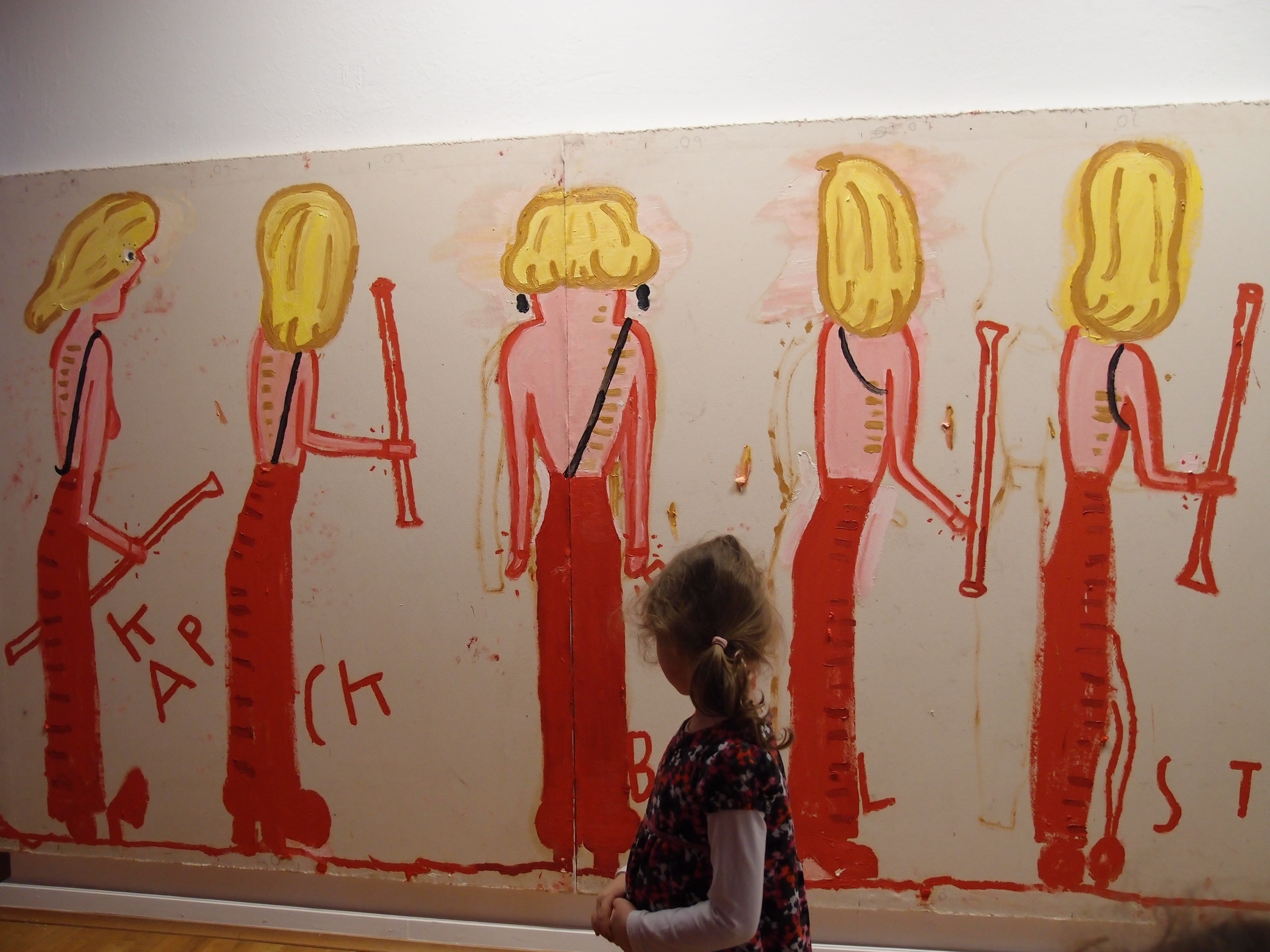 Auch junge Leute sind fasziniert von den Bildern der 80-jährigen Künstlerin Rose Wylie 