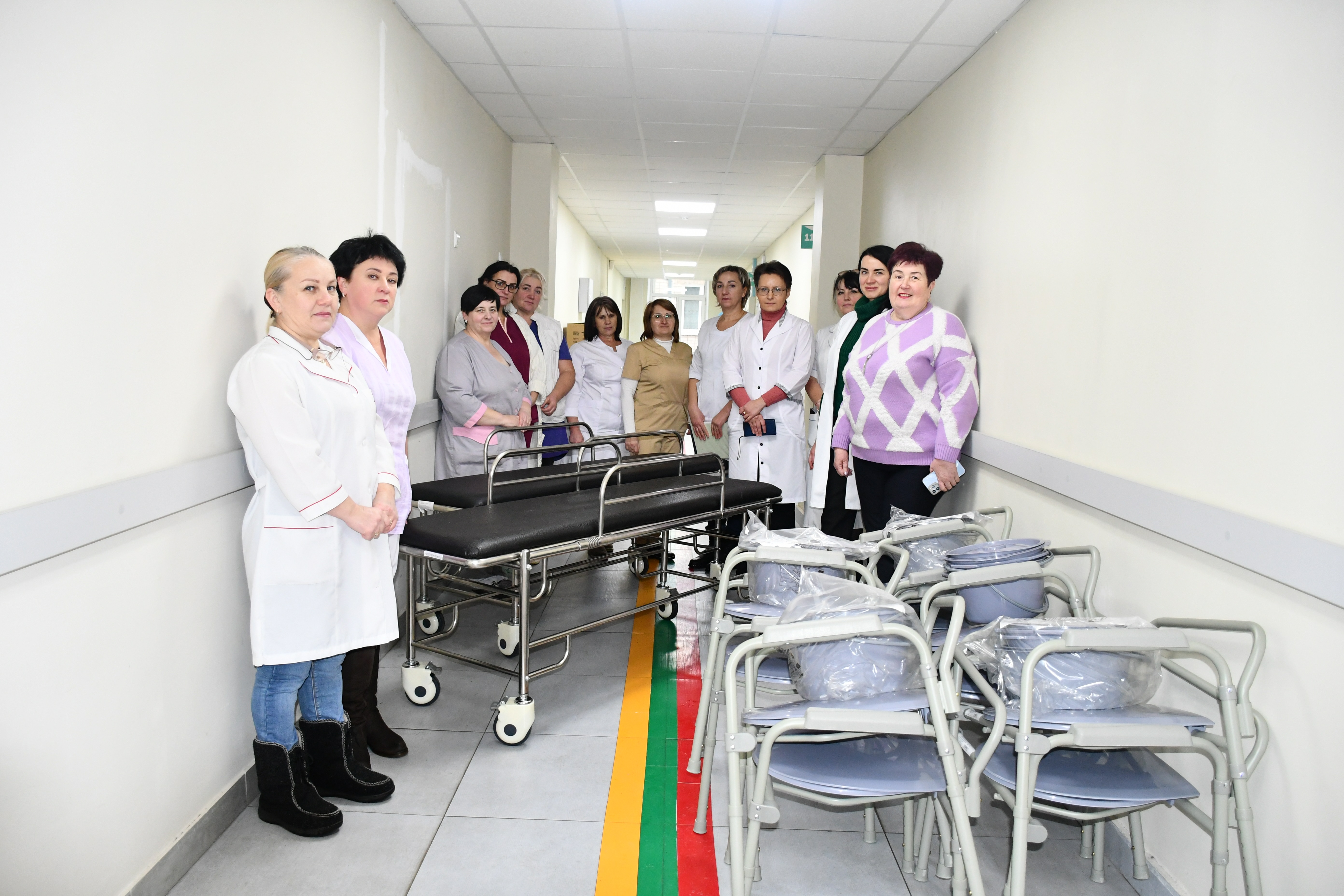 Die Belegschaft eines Krankenhauses 