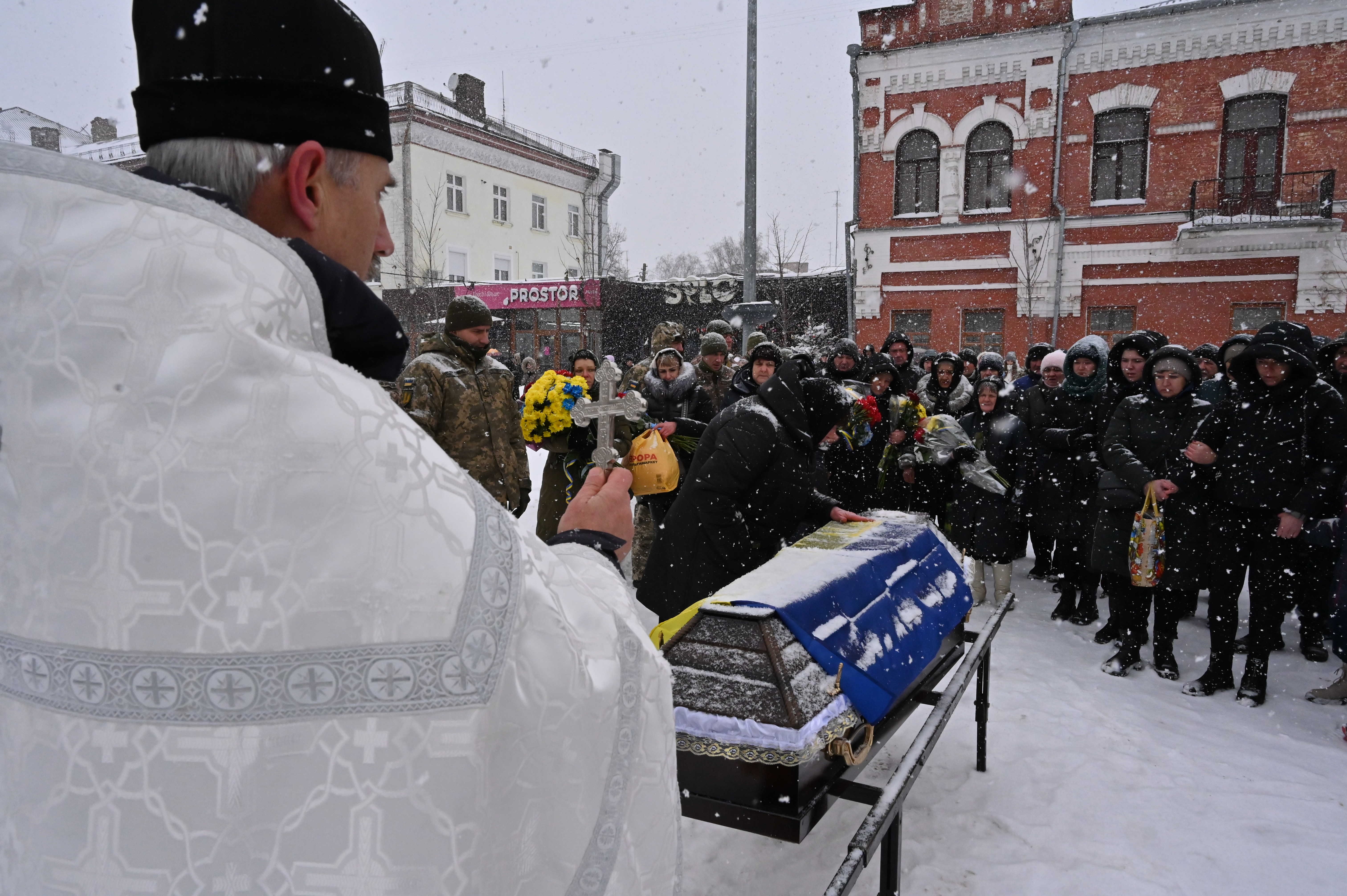 Beerdigung eines Soldaten