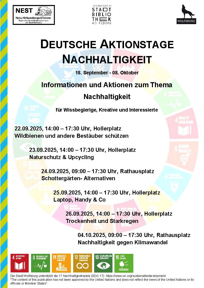Das Programm der Deutschen Aktionstage Nachhaltigkeit