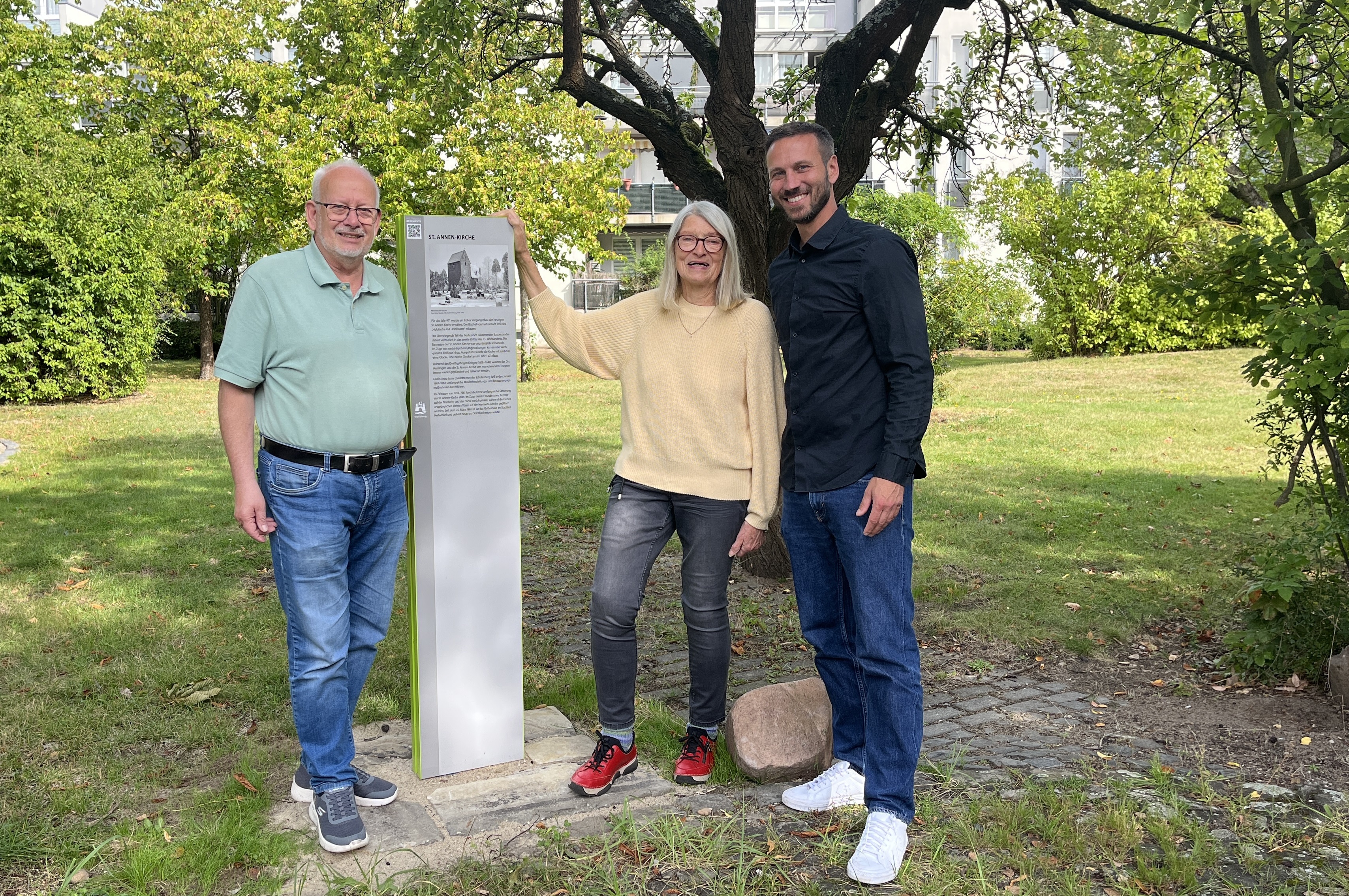Einweihung Stele Geschichtspfad Hesslingen