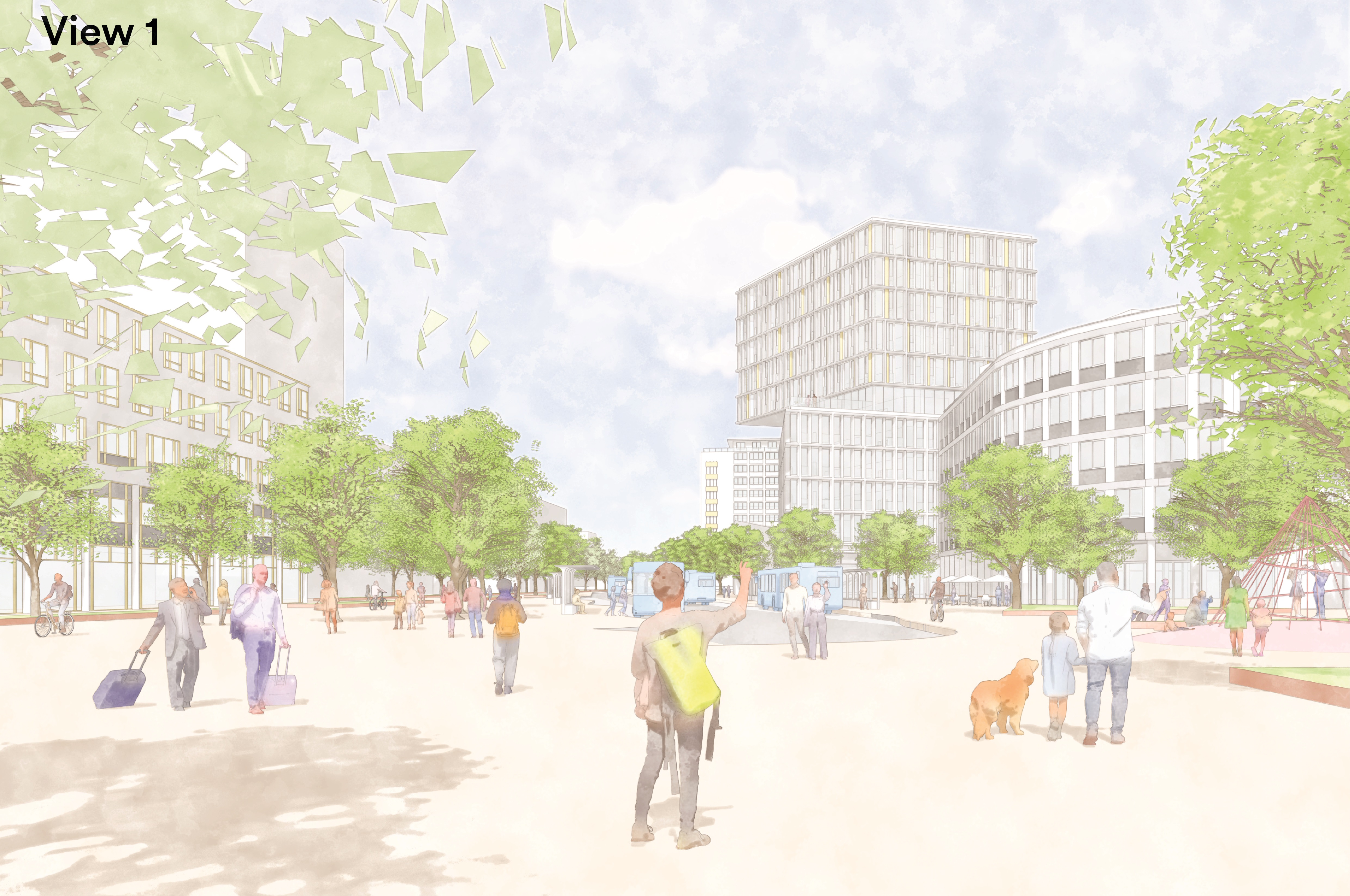 Visualization of the redesign of the ZOB - 1