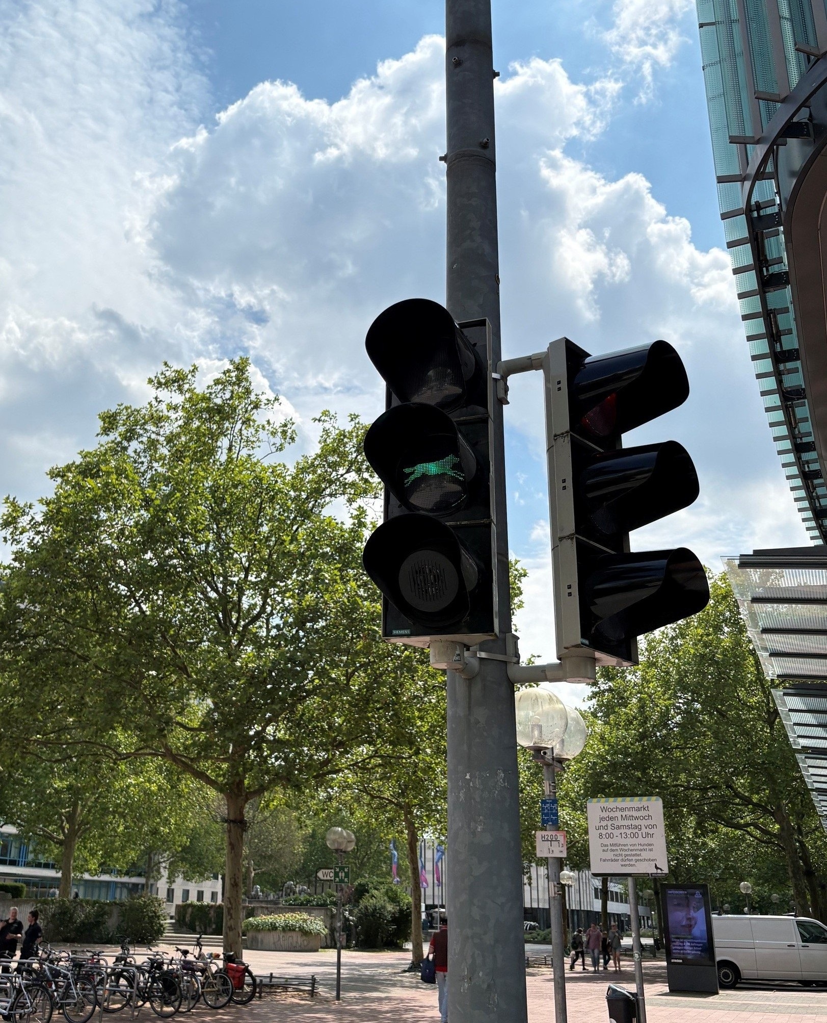 Der Wolf als Ampelzeichen