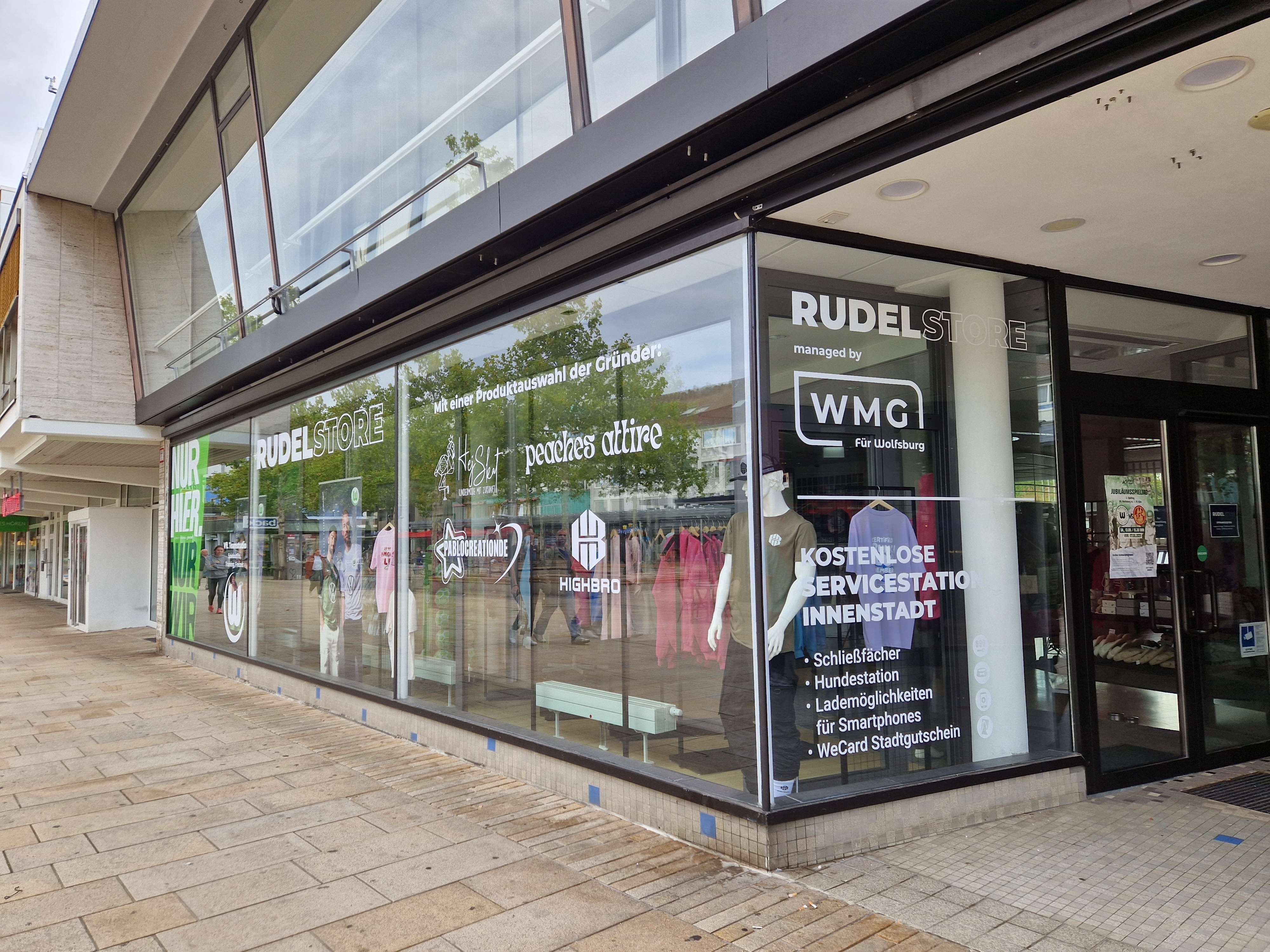 Außenansicht des Rudelstores