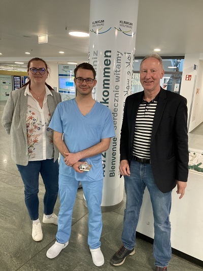 Von links nach rechts: Zuzana Kratochvilova, Vit Hudec, Bernd-Michael Hilbig