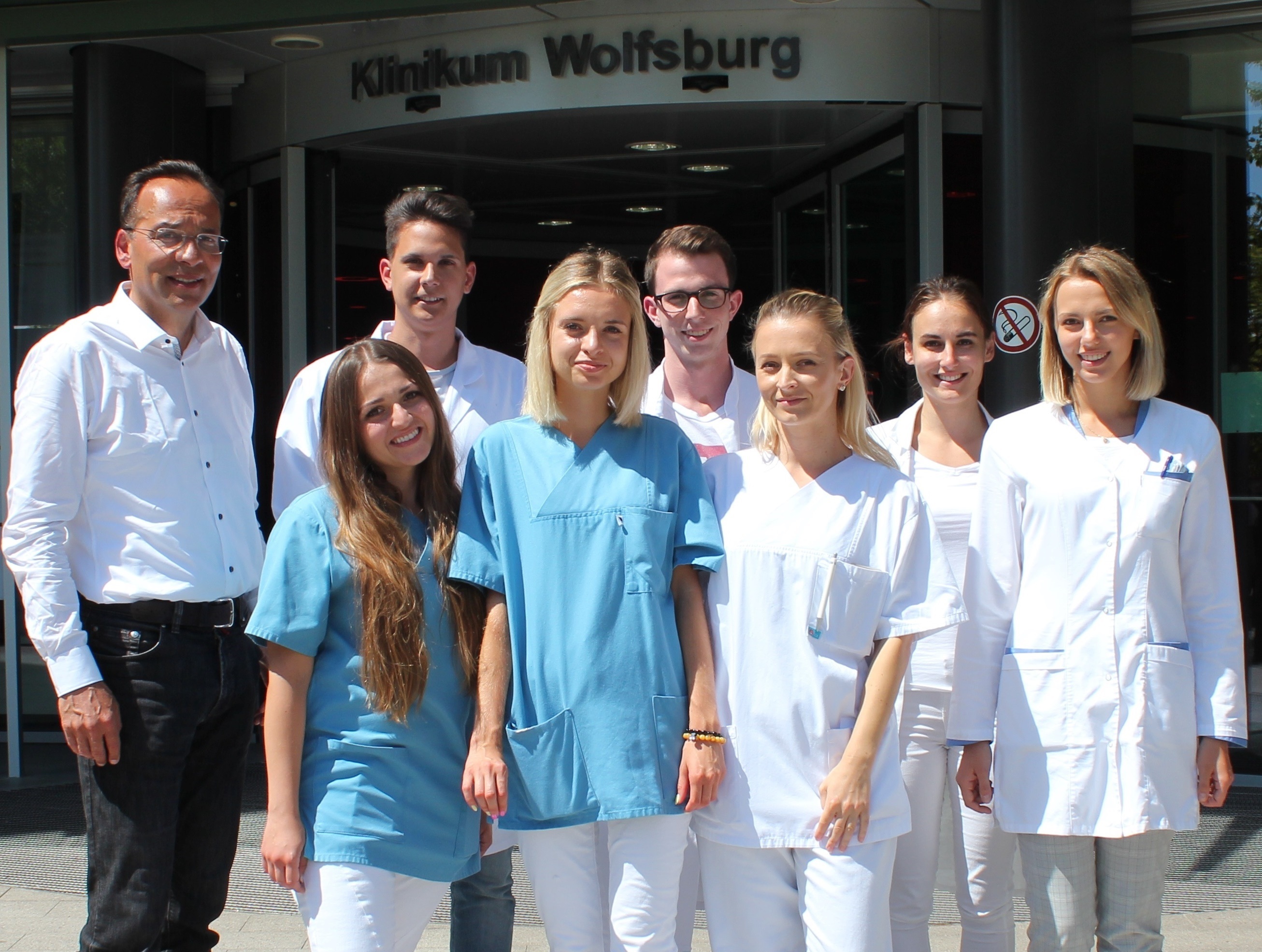 Studentinnen und Studenten am Klinikum Wolfsburg