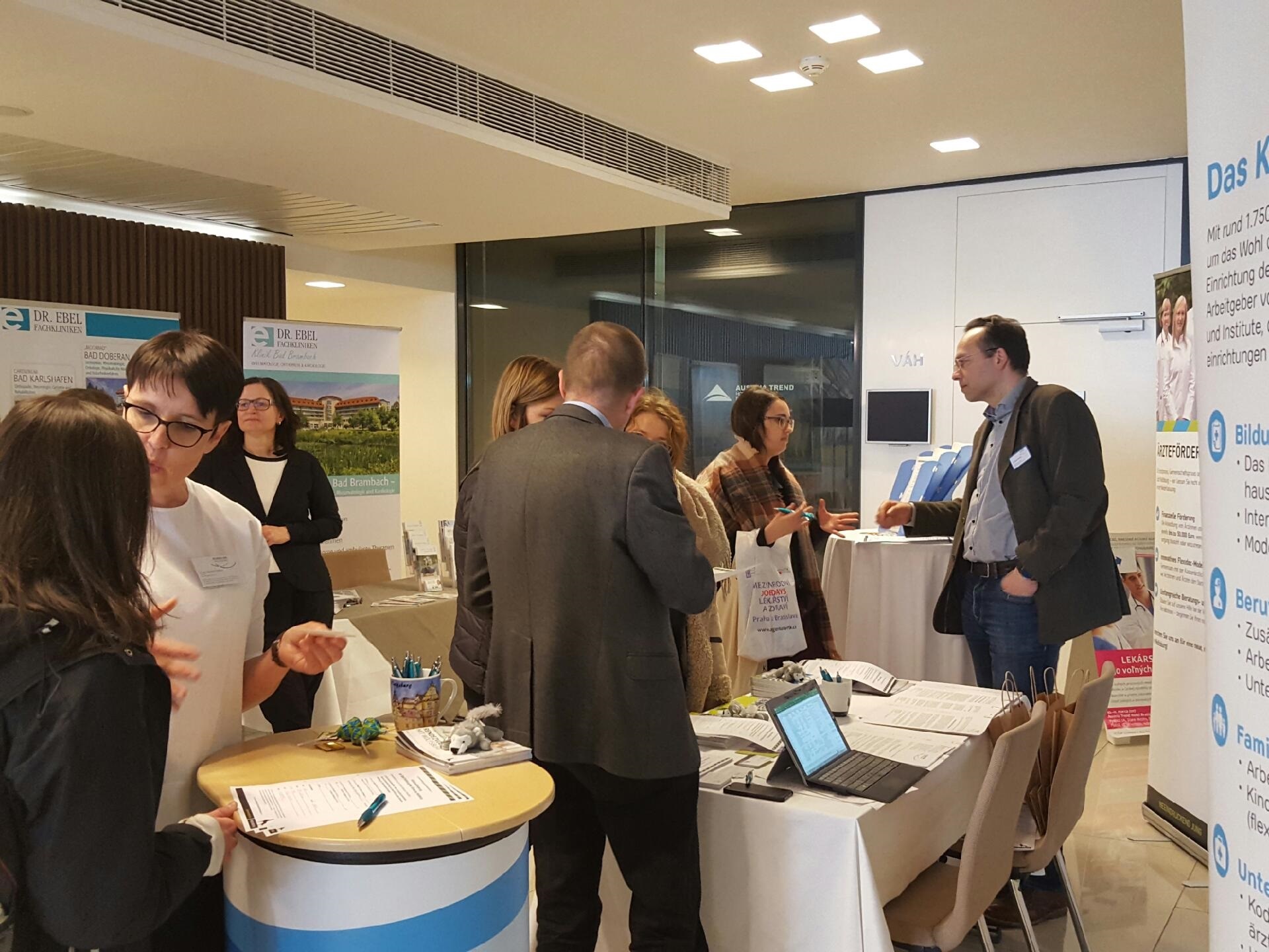 Foto von den 6. Internationalen Jobdays Medizin und Gesundheit in Bratislava