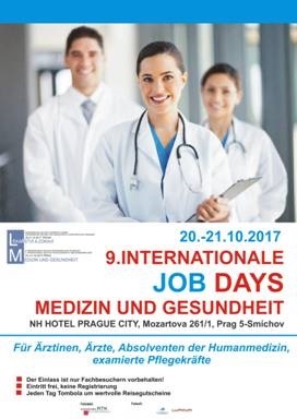 Plakat 9. Internationale Job Days Prag