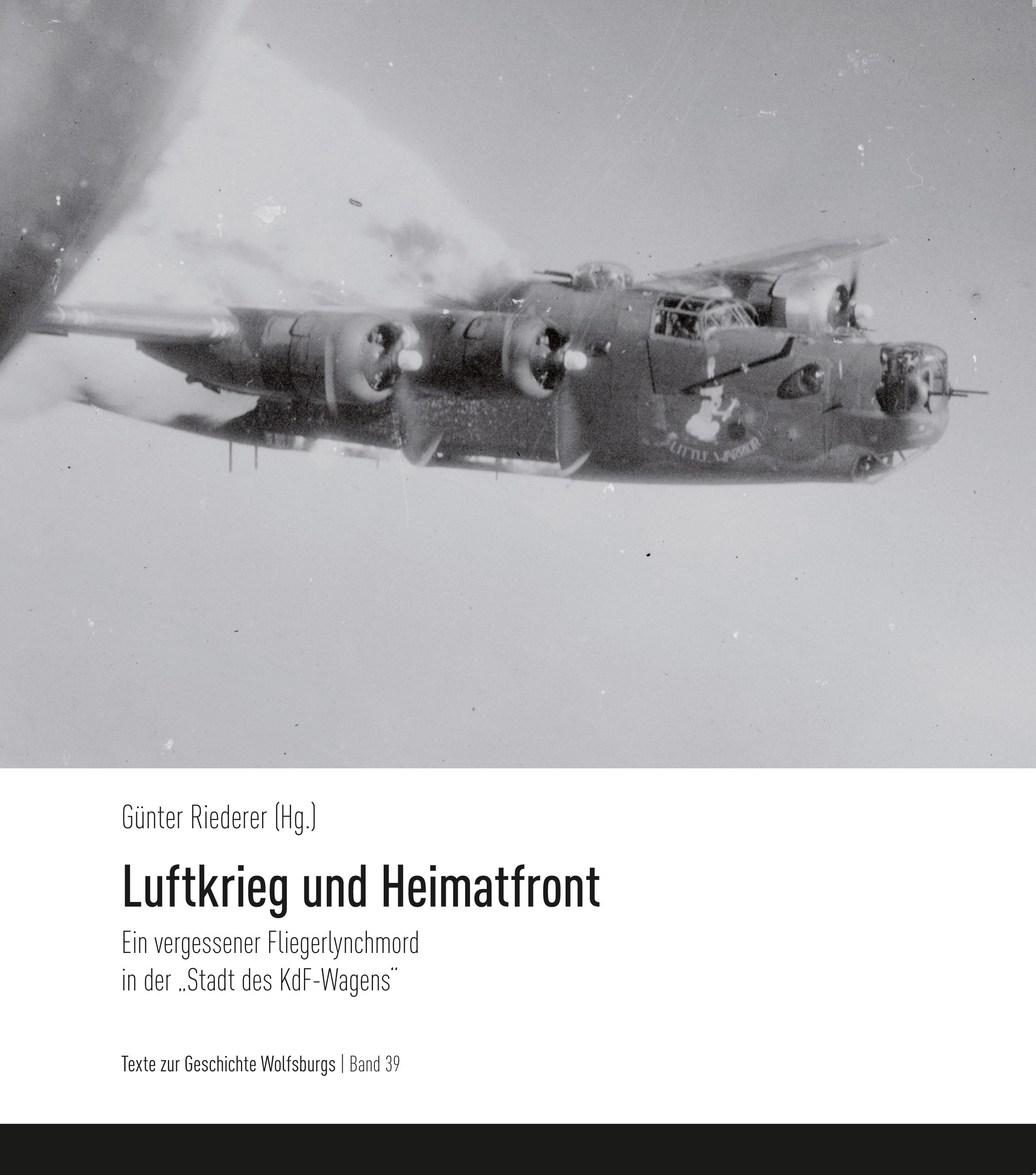 Coverbild eines Kampfflugzeugs der Publikation: Luftkrieg und Heimatfront
