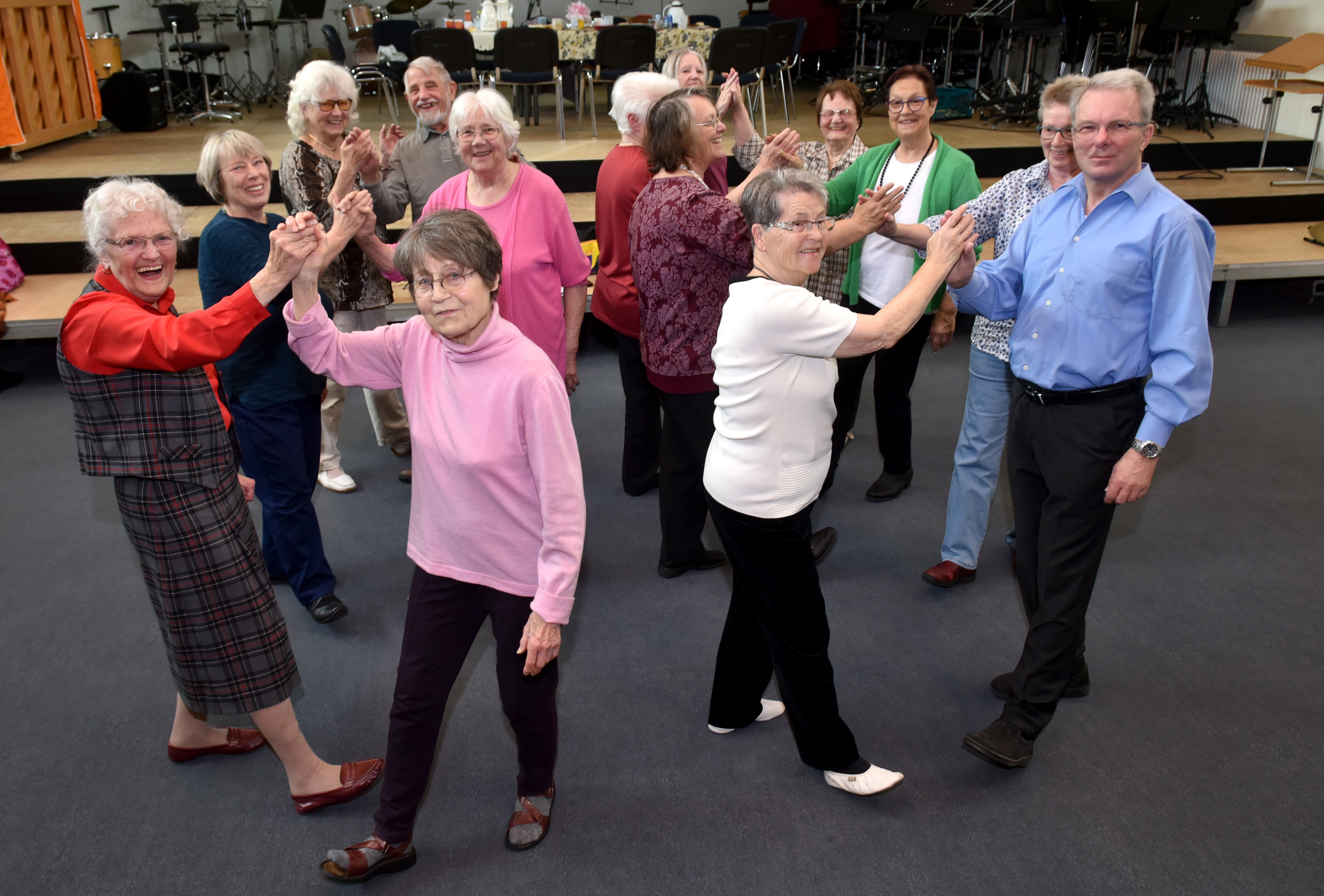 Tanzende Senioren; Foto: Lars Landmann